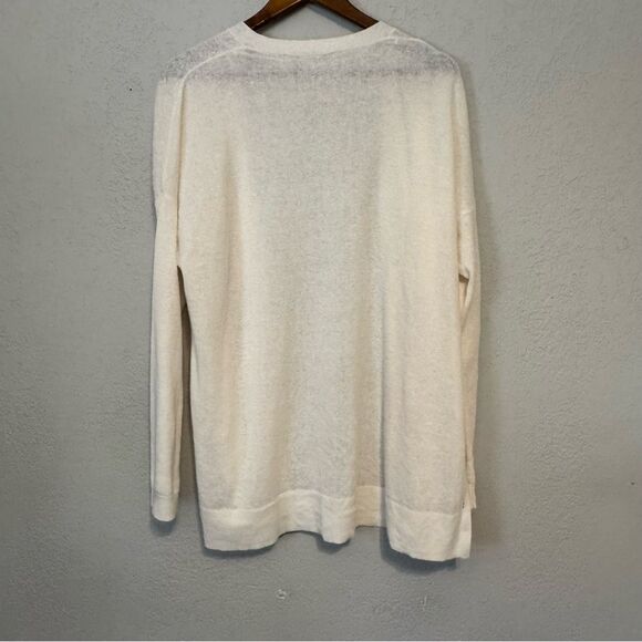 Women's LOFT Soft Cream Open Cardigan - Picture 6 of 6
